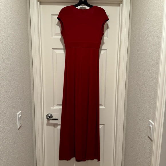 Brand new! CARILYN VAILE Deep Red Holiday Evening Dress by Stretch Sexy Size S - Picture 8 of 16